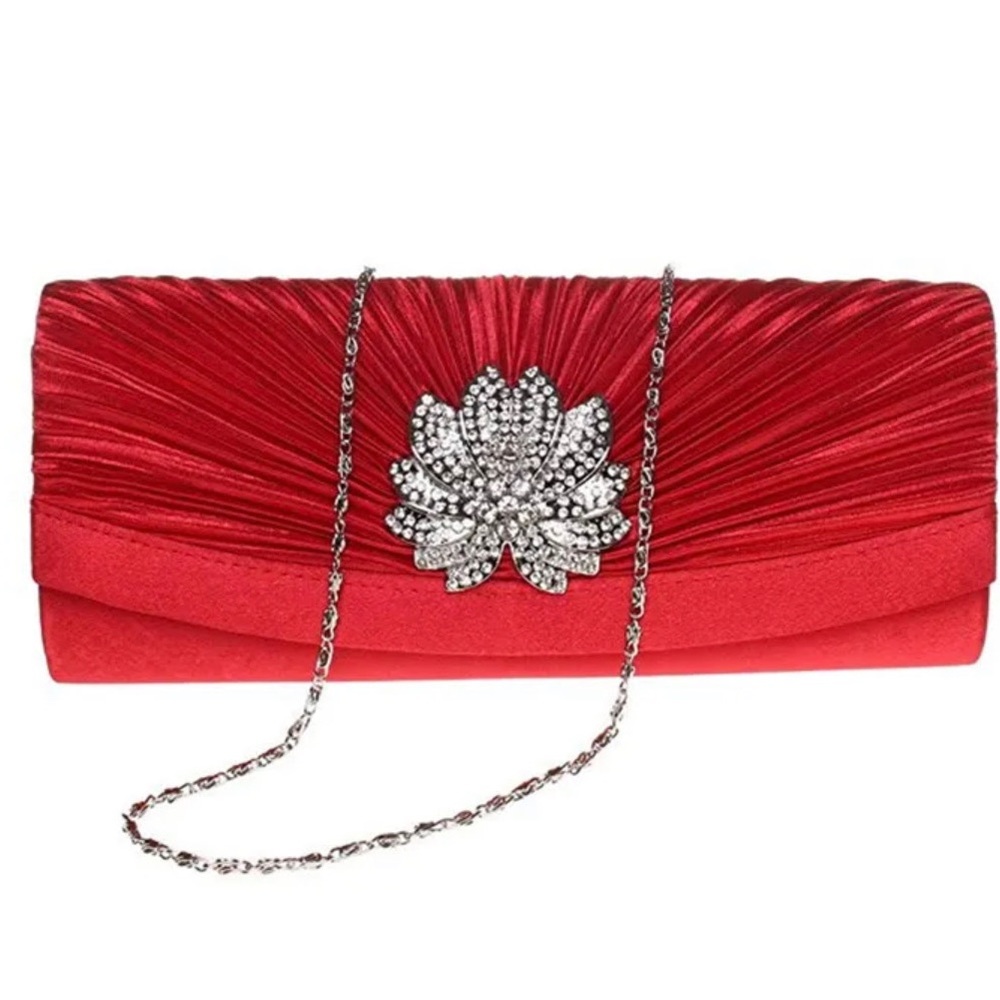 Women’s Hand Purses Bag Crystal Stone Everything Party Clutches Bag Magnetic